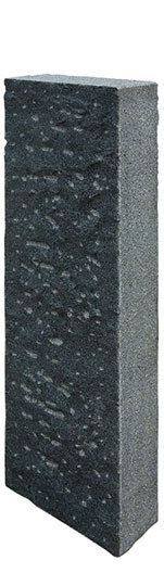 Kombistele / Palisade aus Granit dunkelgrau, G654