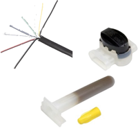 Kabelverbinder DBM, für bis zu 3 Kabel 1.5mm2, wasserdicht