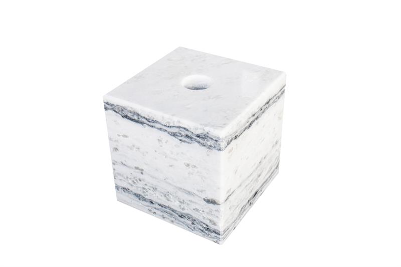 Quellwürfel weiß-grau meliert – verschiedene Größen Quellwürfel weiß-grau meliert – verschiedene Größen