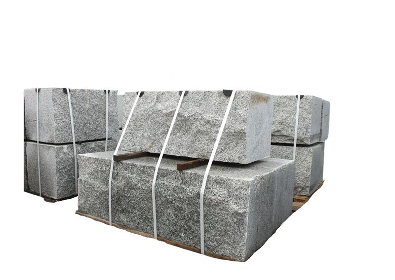 Mauersteine SCHLESISCHER Mittelkorn Granit, GESÄGT, ca. 40x40x80-150 cm,
