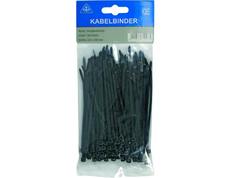 Kabelbinder schwarz