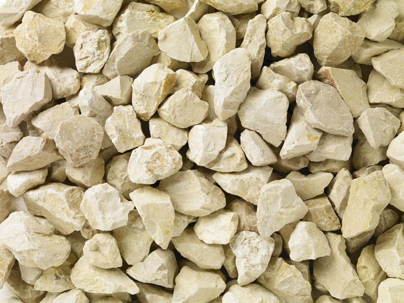 Zierschotter aus Jura- Kalk, 32 - 45 mm Körnung, in Big Bag Zierschotter aus Jura- Kalk, 32 - 45 mm Körnung, in Big Bag