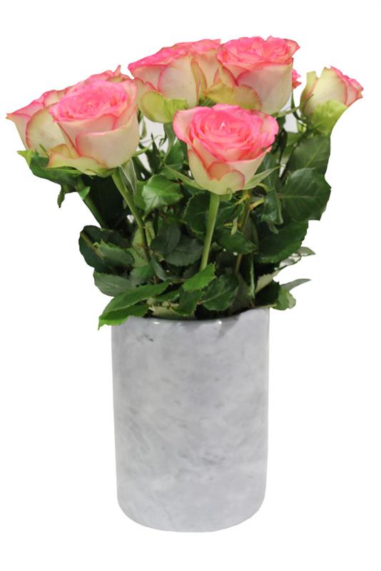 Weinkühler oder Vase aus weißem Marmor Weinkühler oder Vase aus weißem Marmor