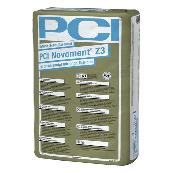 PCI Novoment Z3, für Herstellung Einkornmörtel, 20 kg Säcke, Mischungsverhältnis 1:10 PCI Novoment Z3, für Herstellung Einkornmörtel, 20 kg Säcke, Mischungsverhältnis 1:10