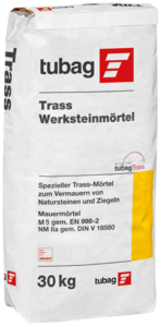 Tubag TWM M5 Trass - Werksteinmörtel zum Vermauern von