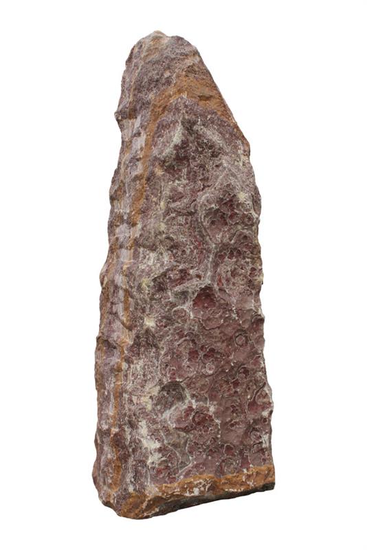 Monolith Rosello, Nr. 2, orange - rot, L 50, L 50, H 115 cm, ca. 300 kg
