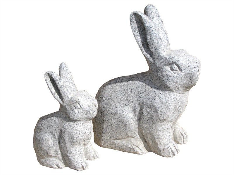 Hase aus Granit, verschiedene Größen