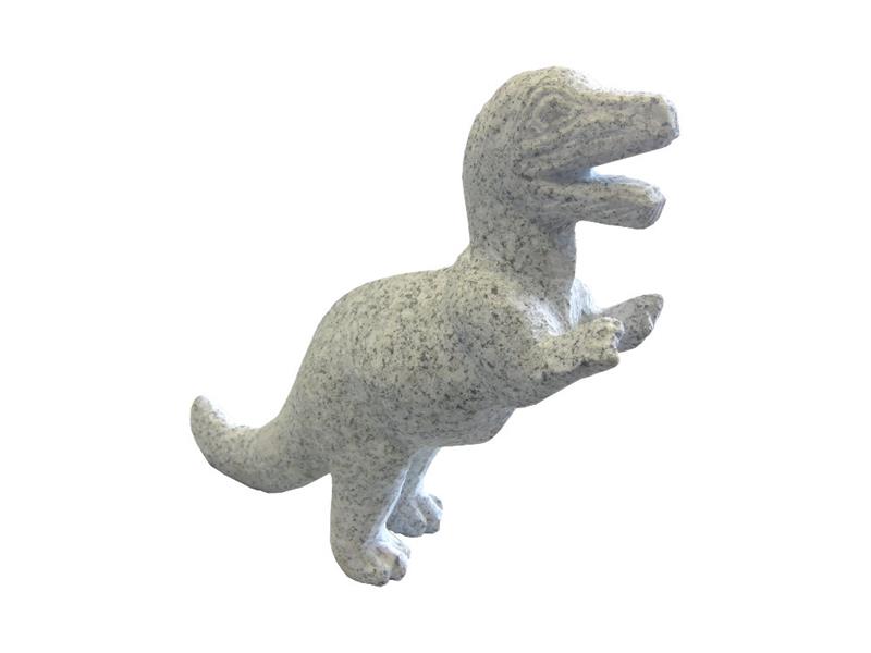 Dino aus Granit hellgrau