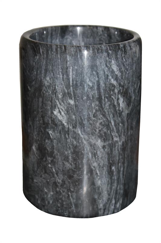 Weinkühler oder Vase aus schwarzem Marmor Weinkühler oder Vase aus schwarzem Marmor