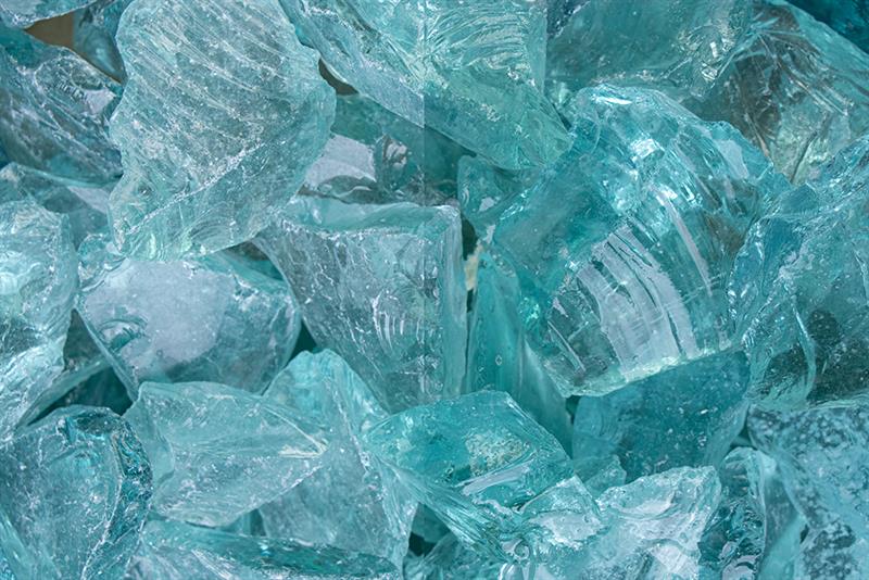 Glas Turquoise 40-80 mm