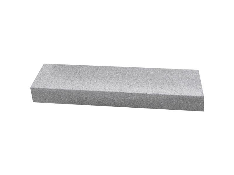 Blockstufen aus Granit GRAU, 100 x 35 x 15cm, gesägt, 2- seitig geflammt,