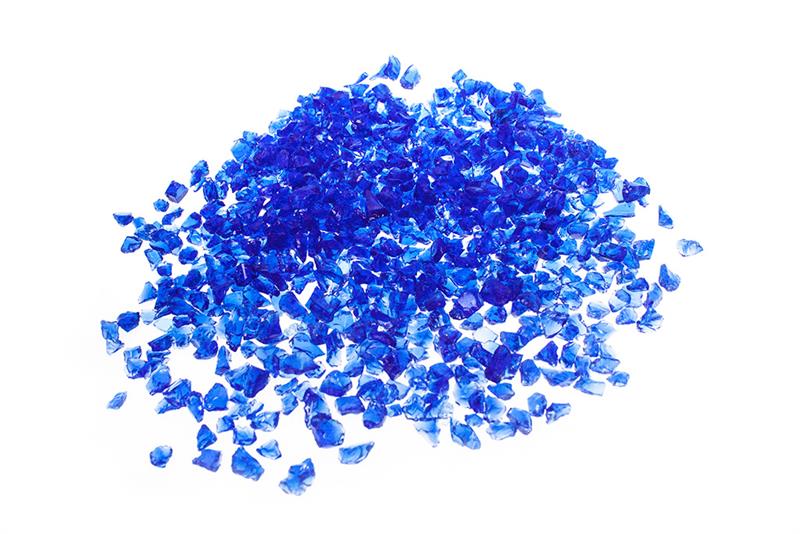 Glassplitt Blue Violet, Körnung 5-10