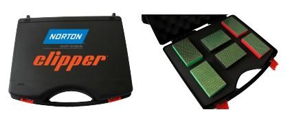 Norton Clipper Diamant PAD - Set Transportkoffer