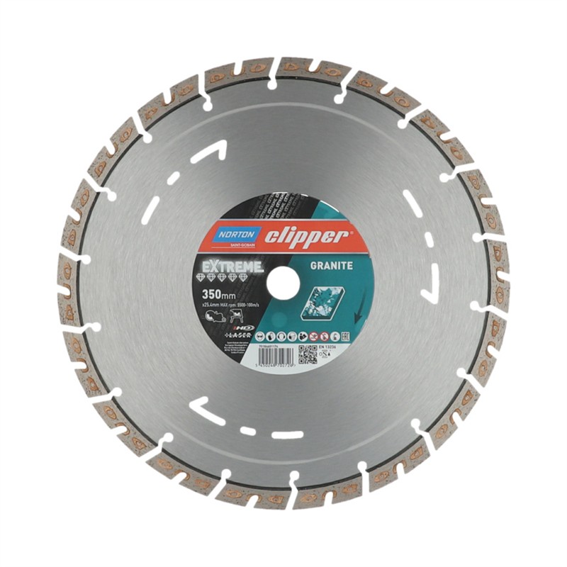 Norton Clipper Trennscheibe EXTREME Granit 350 mm x 25,4