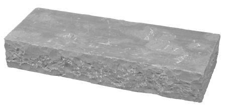 Blockstufe aus Hartsandstein, Farbe Kandla Grey, ca. 100x35x15-17cm