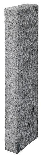 Kombistele / Palisade aus Granit grau, G603N, L/B/H ca. 10 x 25 x 200, (S5)
