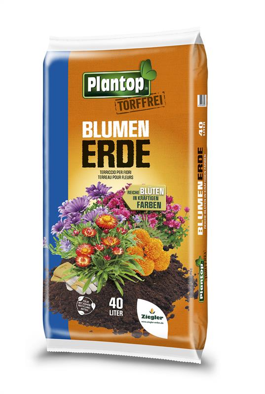 PLANTOP TORFFREI Blumenerde 40l