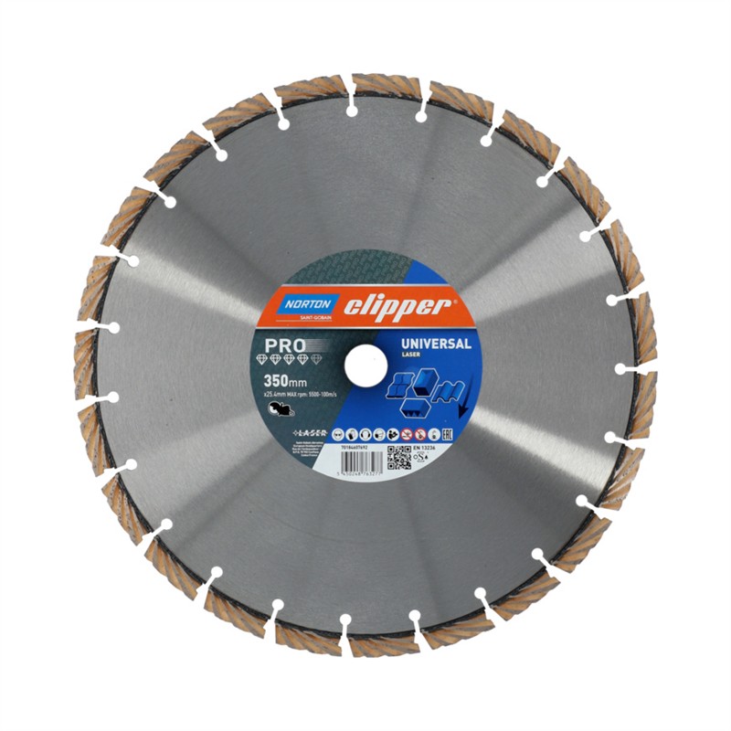 Norton Clipper Trennscheibe PRO Universal Laser 350 mm x 25,4