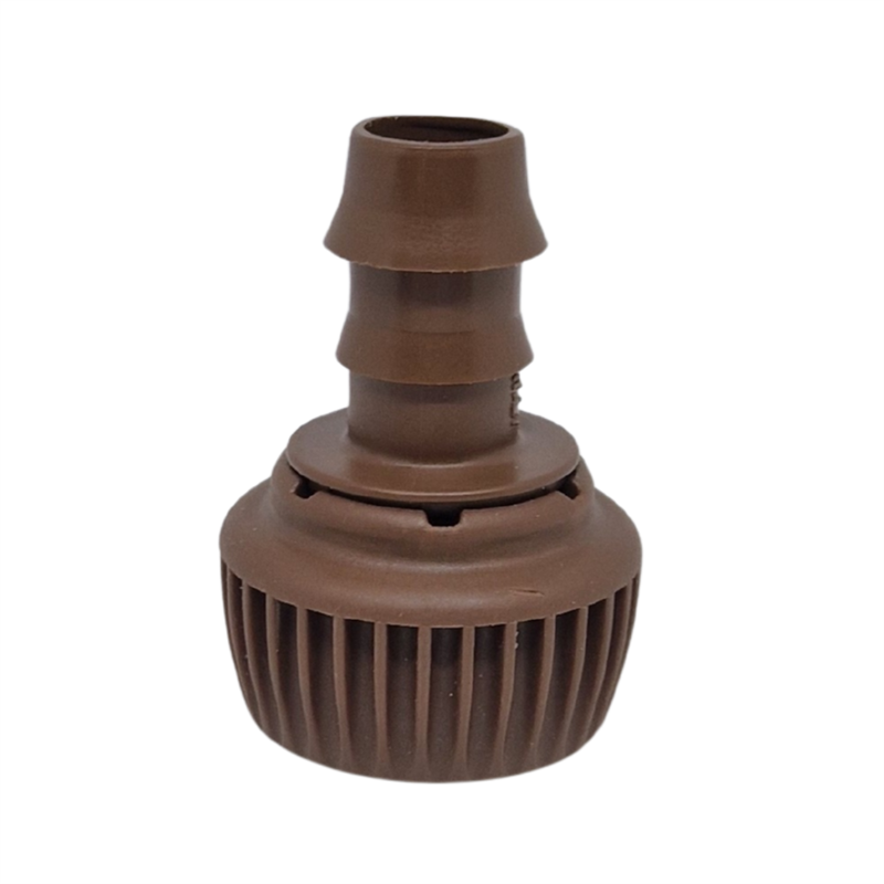 Steckverbinder für Tropfrohre, Anschlussadapter 17 mm x 3/4z Überwurf IG