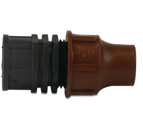 Schraubverbinder für Tropfleitungen, Typ BF-62 lock, Kupplung 16mm x 3/4z IG