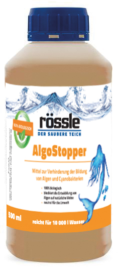 AlgoStopper-100 % Biologisch, 500 ml - verhindert das massive Auftreten von Schwebealgen